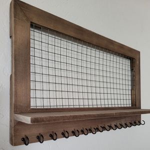 Rustic jewelry holder